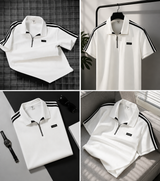 Urban Luxe Zip Polo t-shirts – Premium Comfort, Modern Style