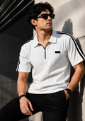 Urban Luxe Zip Polo t-shirts – Premium Comfort, Modern Style
