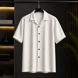Premium Textured Casual Shirt for Men | Soft Cotton Blend | Modern Relaxed Fit