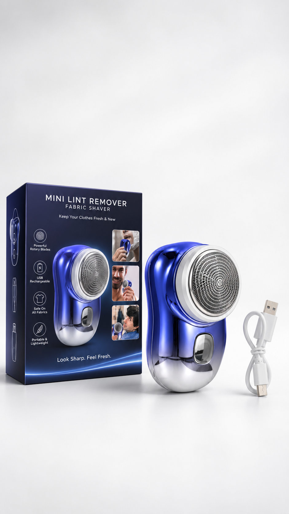 Electric Mini Razor Rechargeable Shaver for Men