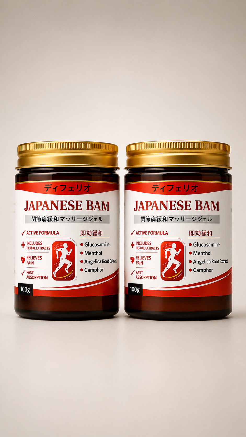Japanese instant pain relief soomthing massage gel(Pack of 2)